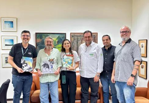 Projeto Amiguinhos do Agro homenageia reitor da Uniube