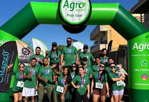 Polo de Unaí celebra 1 ano com corrida solidária que arrecadou mais de 800 kg de alimentos
