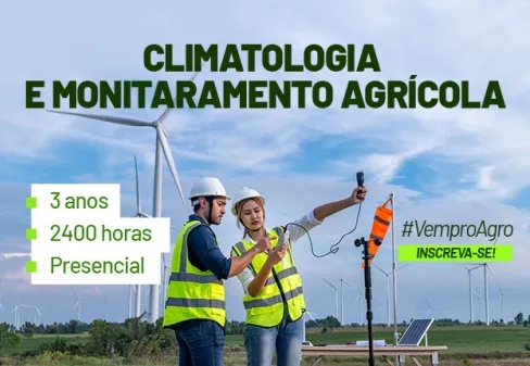 Universidade do Agro lança o primeiro curso superior de Climatologia e Monitoramento Agrícola do país
