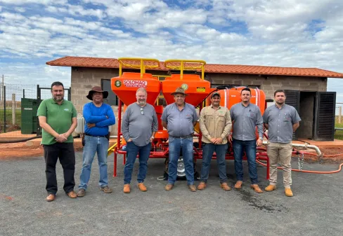 Equipamento de fertirrigação chega à Cidade do Agro